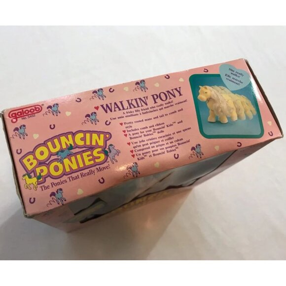 1989 Bouncin Ponies Walking Pony Toy by Galoob - Picture 3 of 6